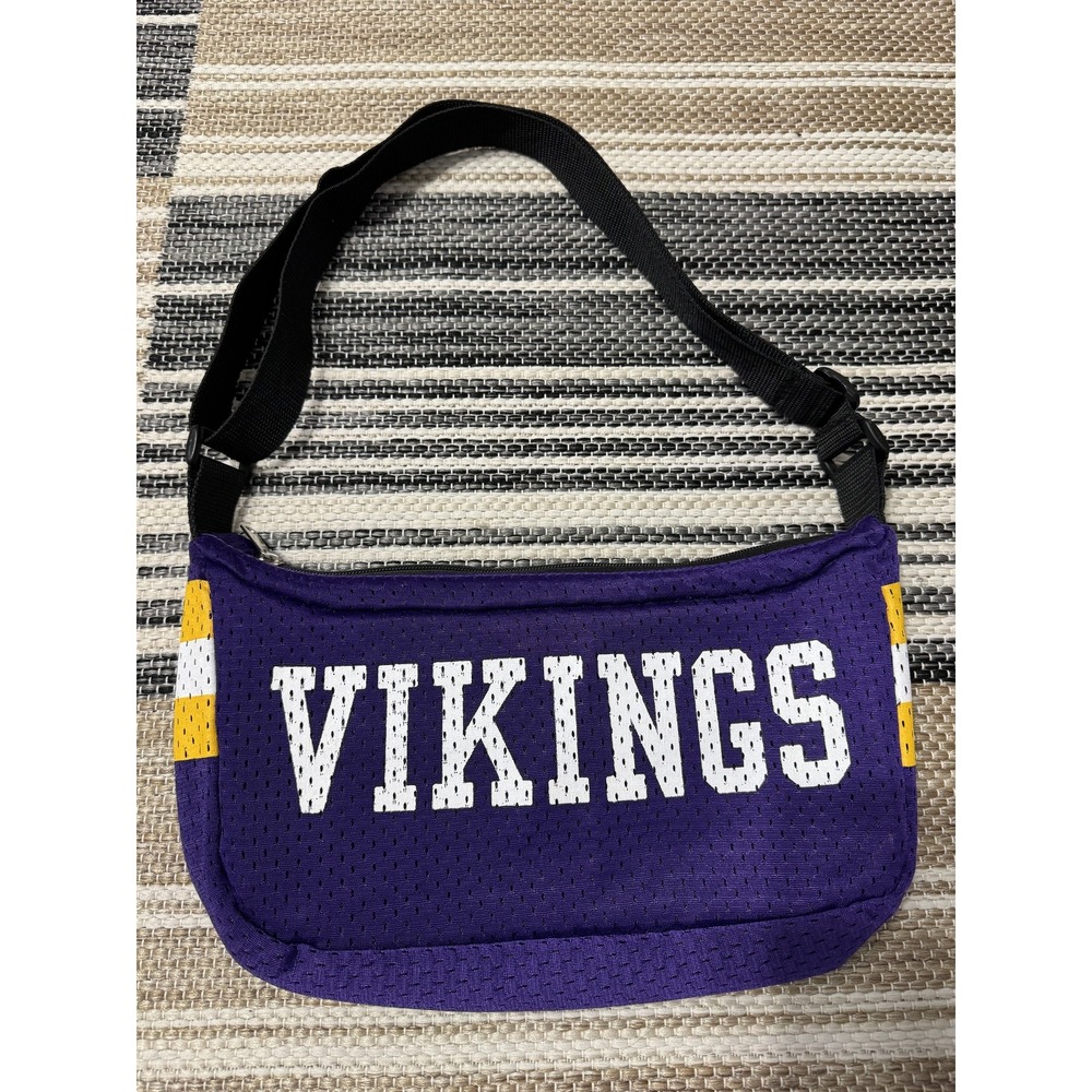 Minnesota Vikings Purse Womens One Size Purple NFL Football Jersey Littlearth